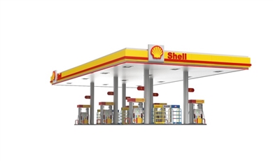  Shell Gas Station Business and Property Green Pastures Dairy Drive Thru